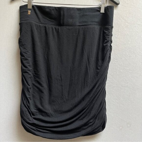 Kit & Ace ruche cashmere modal blend skirt Sz 10 - Picture 2 of 8